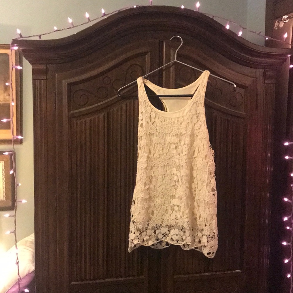 Embroidered Lace Vintage Halter